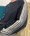 Fort Hays State University Striped Crewneck