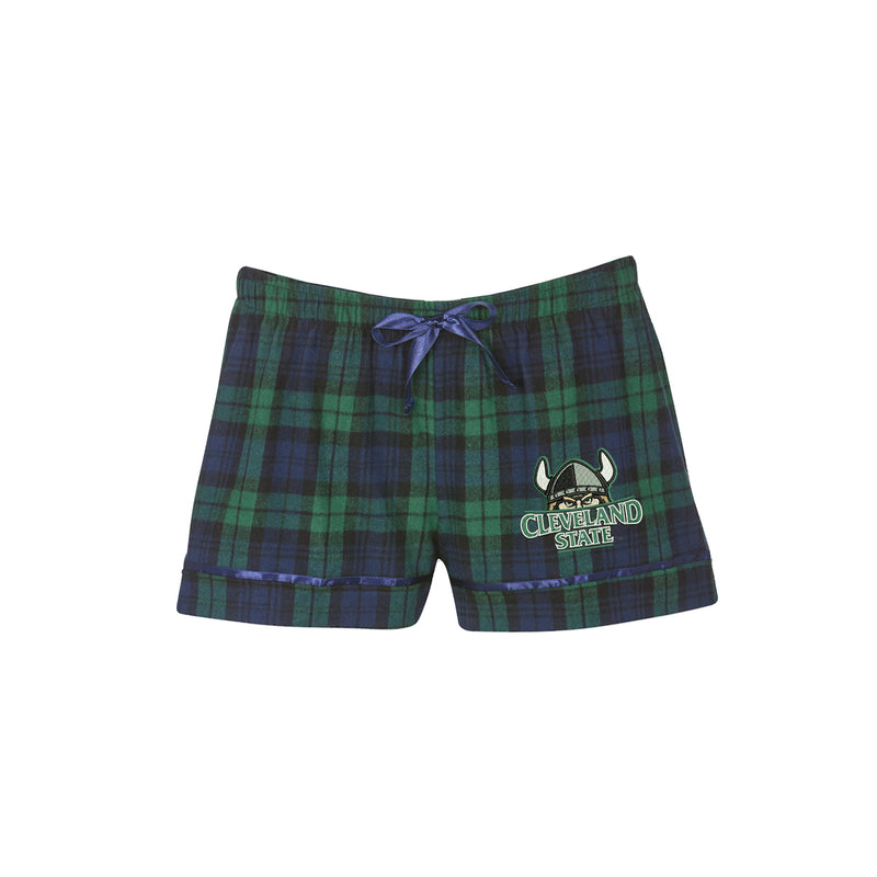 Cleveland State University Flannel Boxers - Ladies