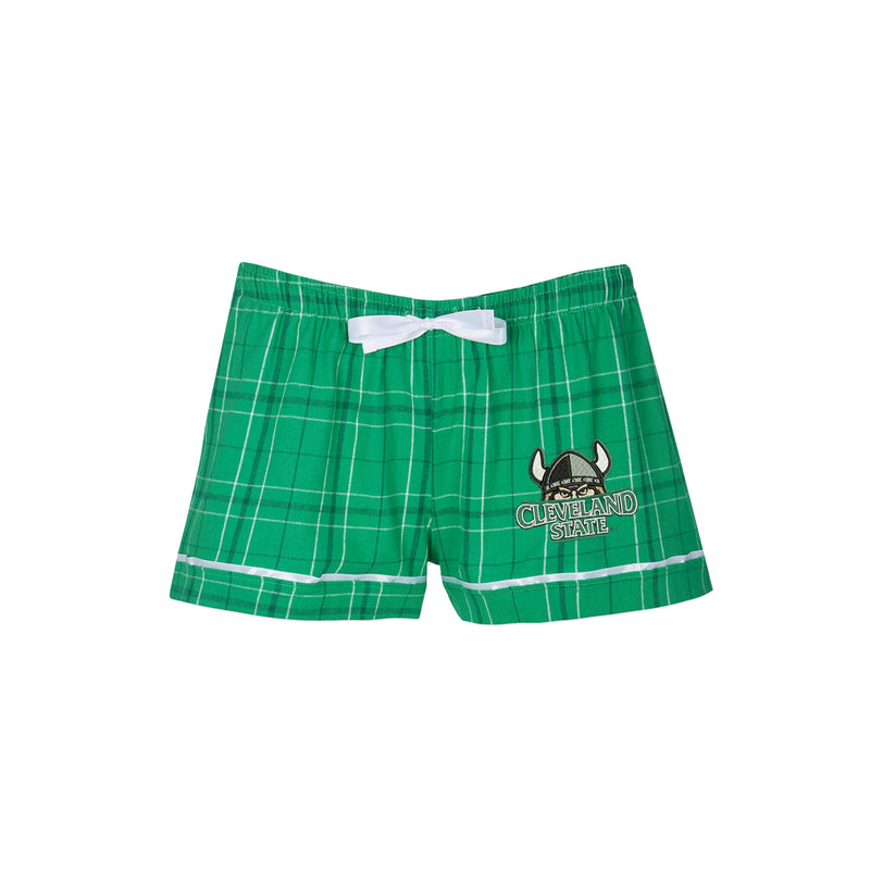 Cleveland State University Flannel Boxers - Ladies