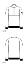 Samford University Sport Specific Nike Club Fleece Half-Zip Sweatshirt - Choice of Sport - White