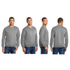 Crewneck sweatshirt 4 angles of model