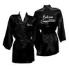 Personalized Monogrammed Bikini Competitor Satin Cover Up Robe