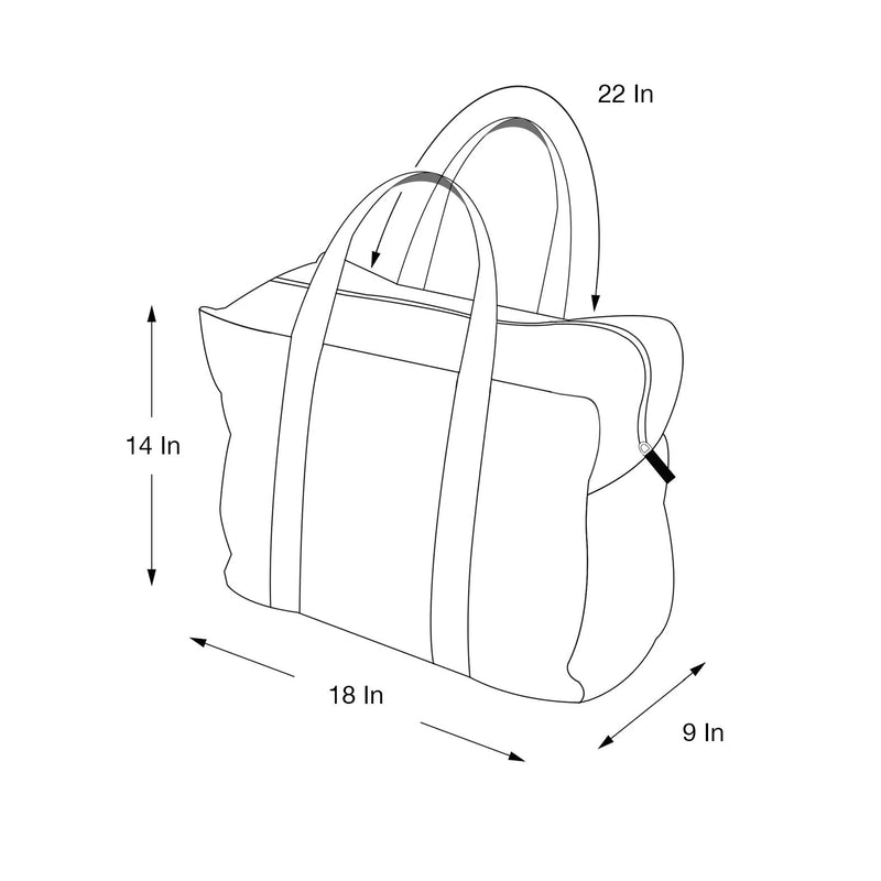 Monogrammed Las Bayadas Travel Tote - El Claudio