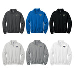 Embry-Riddle Aeronautical University Embroidered QuarterZip Sweatshirt