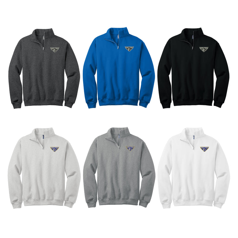 Embry-Riddle Aeronautical University Embroidered QuarterZip Sweatshirt