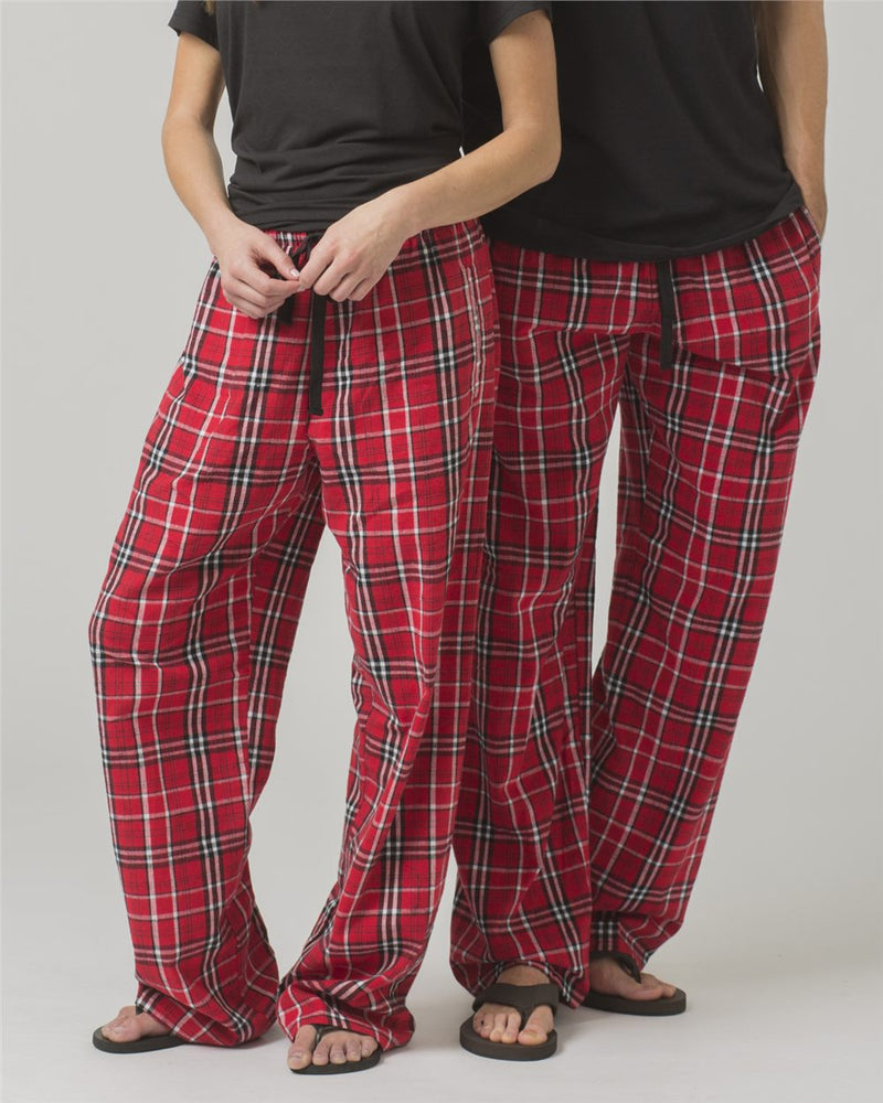 Personalized Flannel Pajama Pants - Plaid
