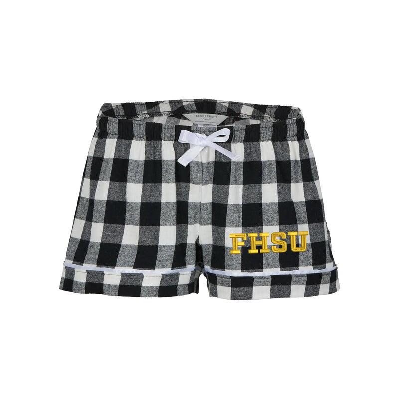 Fort Hays State University Flannel Boxers - Ladies