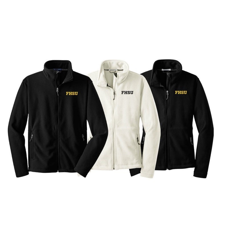 FHSU Fleece Jacket - Black