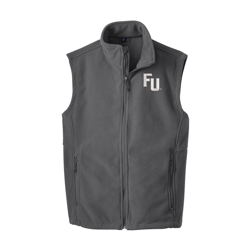 Furman University Fleece Vest - FU Wordmark