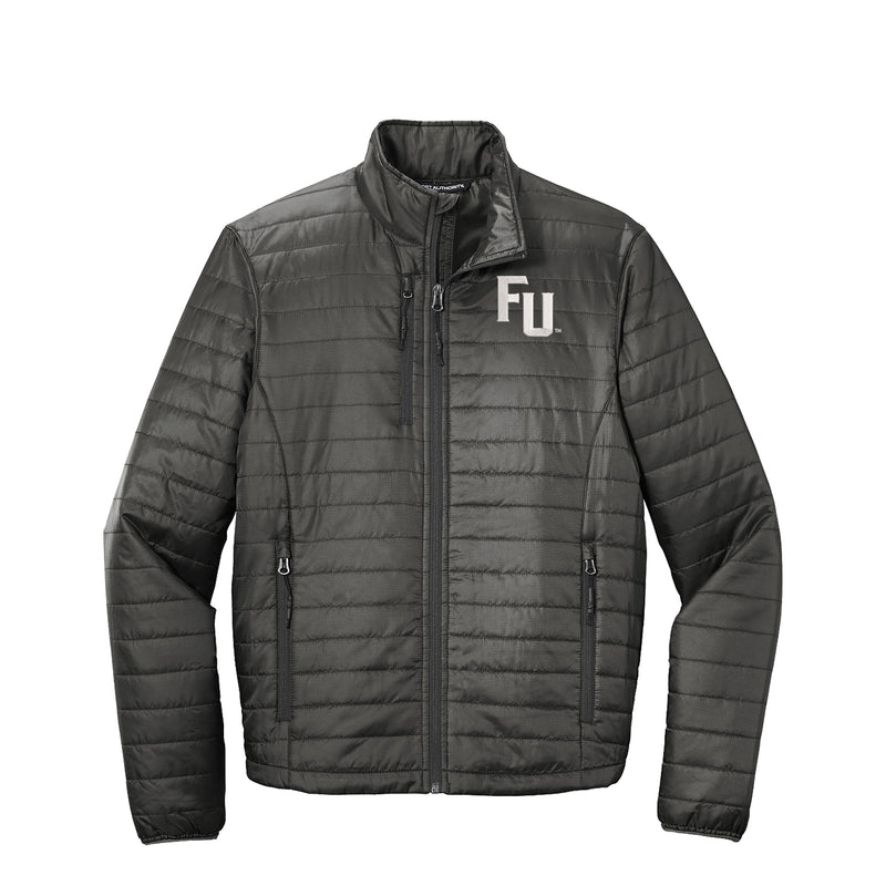 Furman University Puffer Jacket - FU Wordmark
