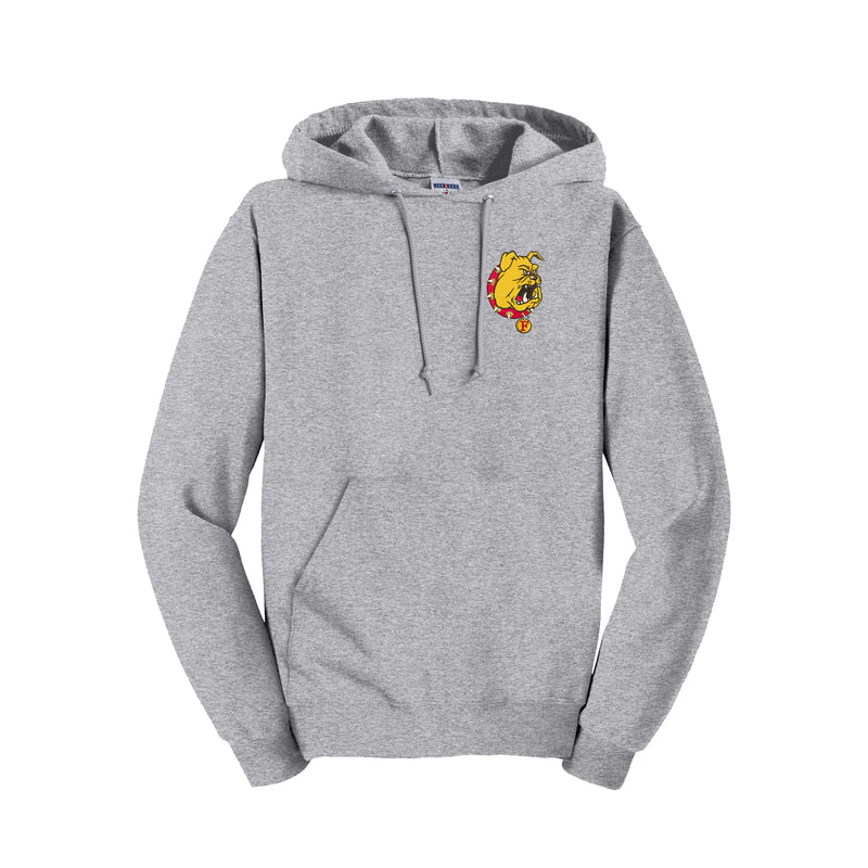 Ferris State Bulldog Embroidered Hooded Pullover Sweatshirt