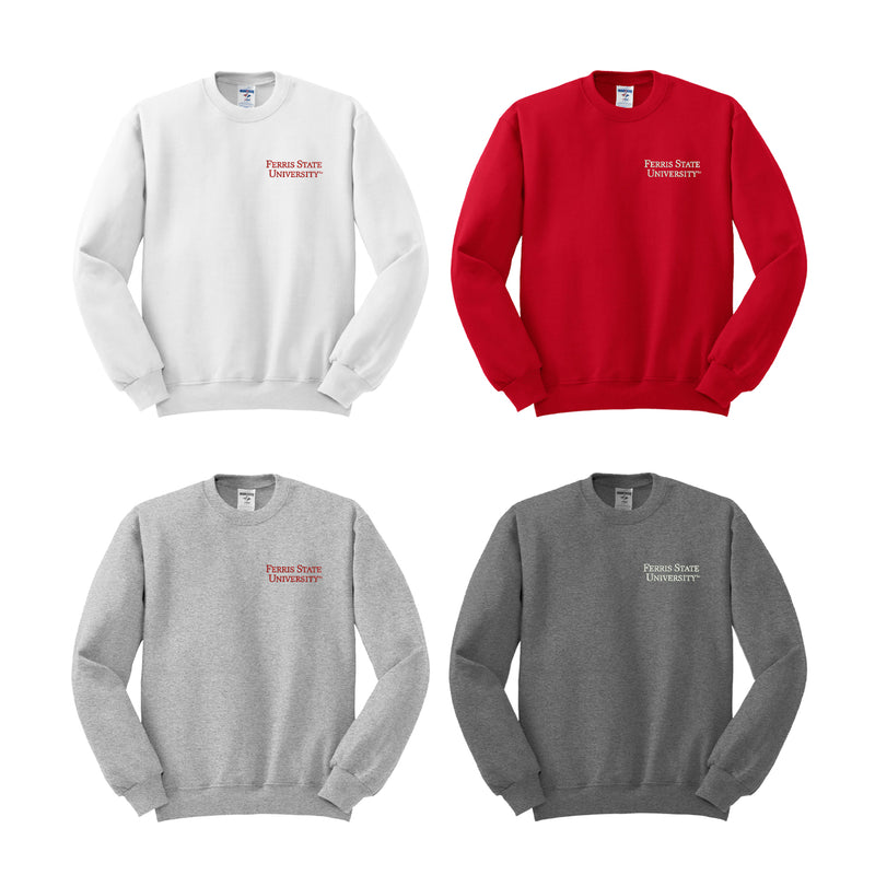 Ferris State University Embroidered Crewneck Sweatshirt