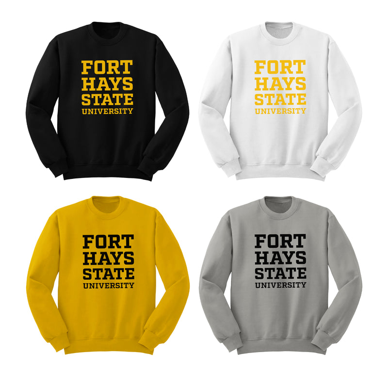 Fort Hays State University Stacked Logo