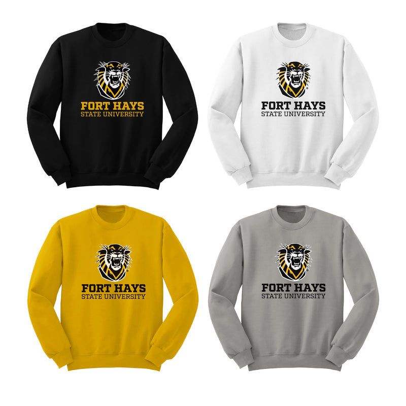 Fort Hays State University Tiger Logo Crewneck
