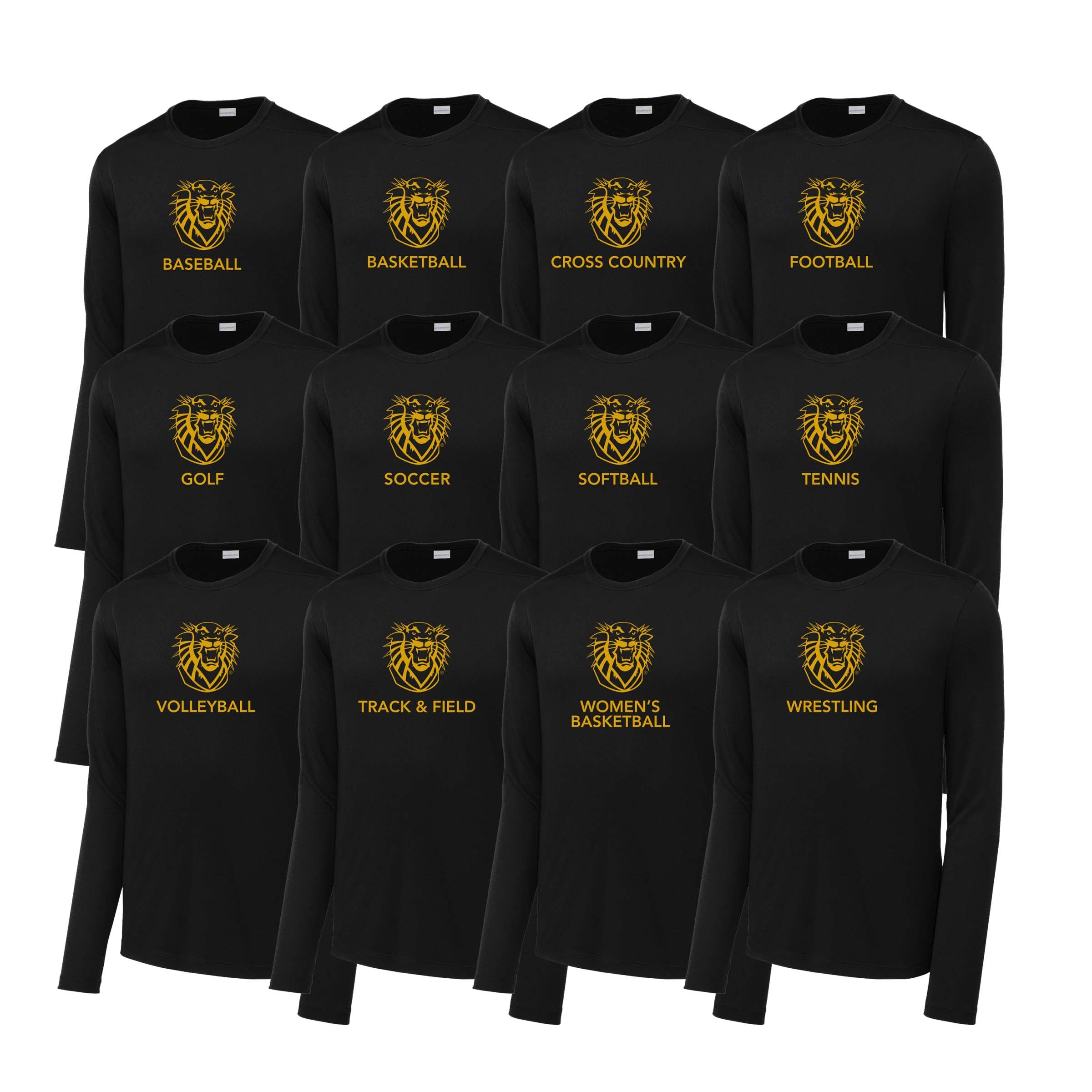 FHSU Tiger - Long Sleeve Performance Tee - Choice of Sport FHSU Tiger - Long Sleeve Performance Tee - Choice of Sport
