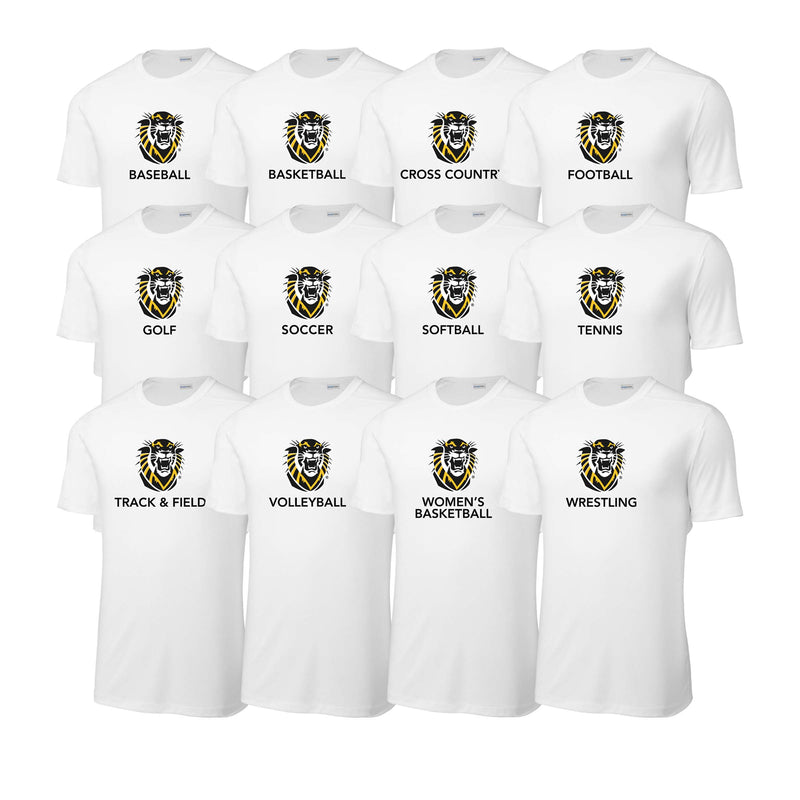 Fort Hays State Tiger Short Sleeve Performance Tee - Choice of Sport