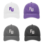 Furman Beach Washed Baseball Hat - FU Wordmark