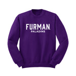 Furman Sport Specific Crewneck - Purple