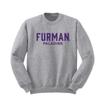 Furman Sport Specific Crewneck -Athletic Grey