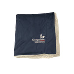 Georgia State University Sherpa Lined Blanket