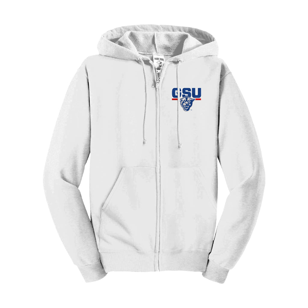 Georgia State University Zip Up Hoodie Embroidered Choice of