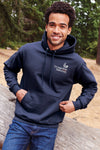 Georgia State University Embroidered Hooded Pullover Sweatshirt