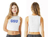 Georgia State University Cropped Fitted Tank Top