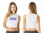 Georgia State University Cropped Fitted Tank Top