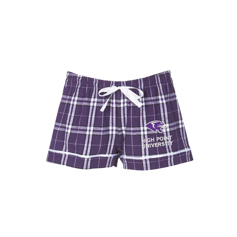 High Point University Flannel Boxers - Ladies