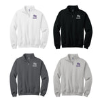 High Point University Quarter Zip Sweatshirt - Embroidered Choice of Logo