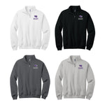 High Point University Quarter Zip Sweatshirt - Embroidered Choice of Logo