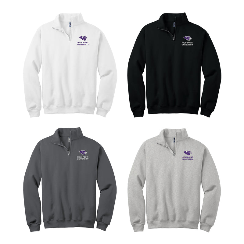 High Point University Quarter Zip Sweatshirt - Embroidered Choice of Logo