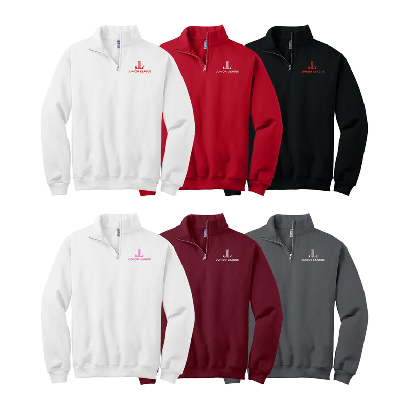 Junior League Quarter Zip Pullover - JL Logo