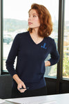 Junior League of Minneapolis V-Neck Sweater - JL Icon Minneapolis