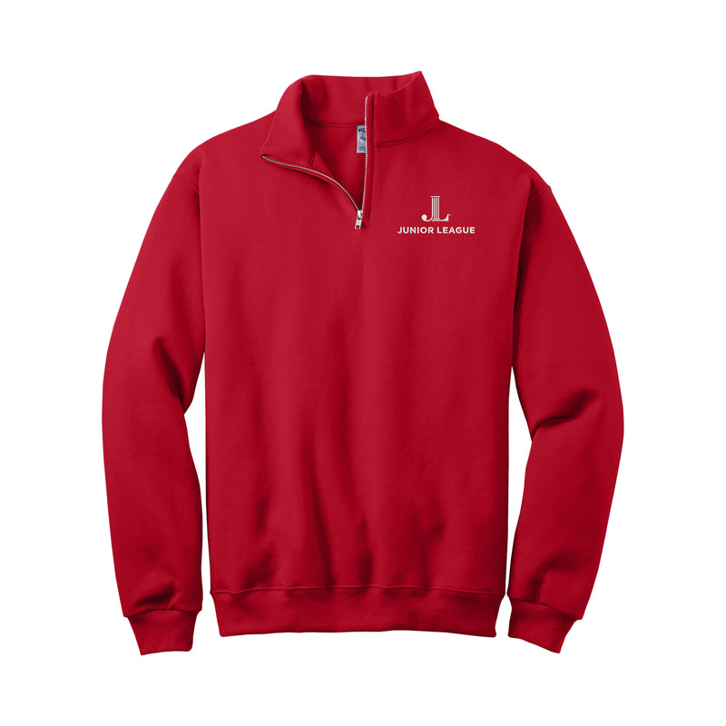 Junior League Quarter Zip Pullover - JL Logo