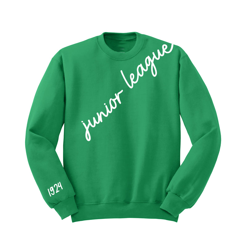 Junior League Crewneck Sweatshirt - Avenue Est Logo - New Orleans