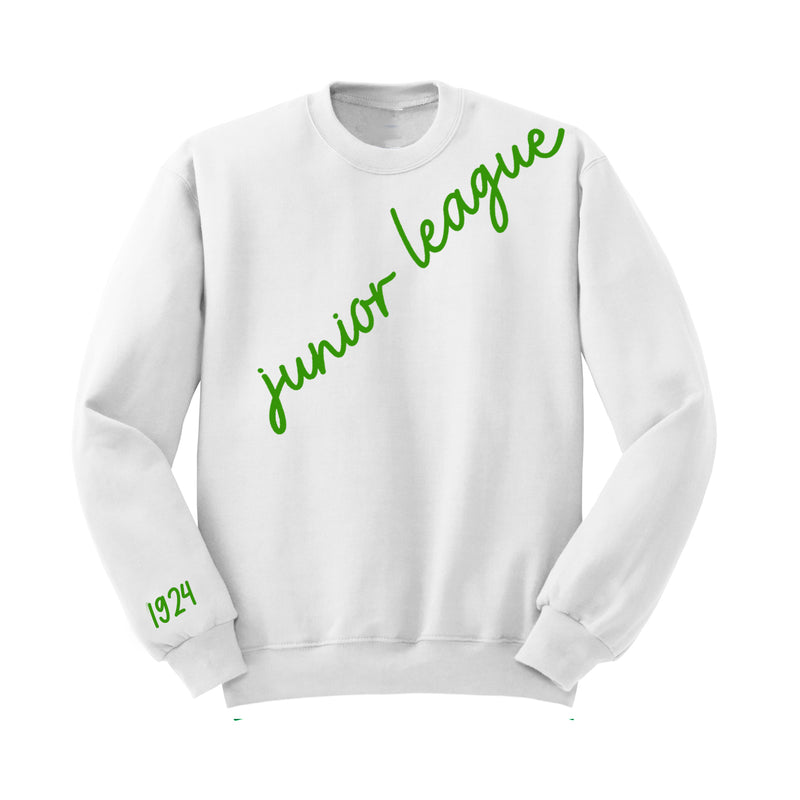 Junior League Crewneck Sweatshirt - Avenue Est Logo - New Orleans