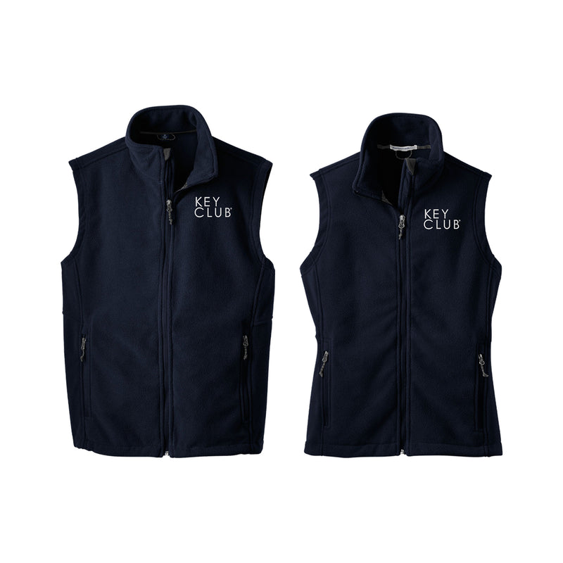 Kiwanis Fleece Vest - Embroidered Key Club