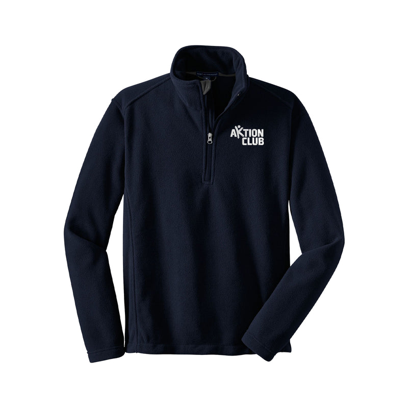 Kiwanis Quarter Zip Fleece Pullover - Embroidered ATKTION CLUB