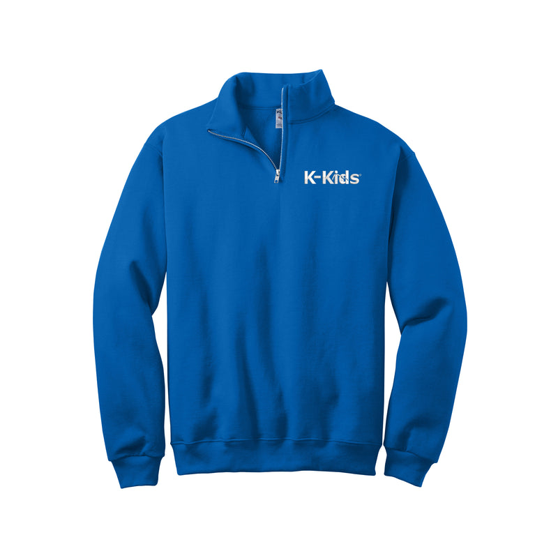 Kiwanis Quarter Zip Sweatshirt - Embroidered K-KIDS Logo