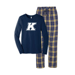 Kent State University Flannel Pajama Set - Unisex Sizing