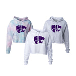 Kansas State University Cropped Hooded Sweatshirt