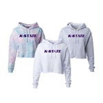 Kansas State University Cropped Hooded Sweatshirt