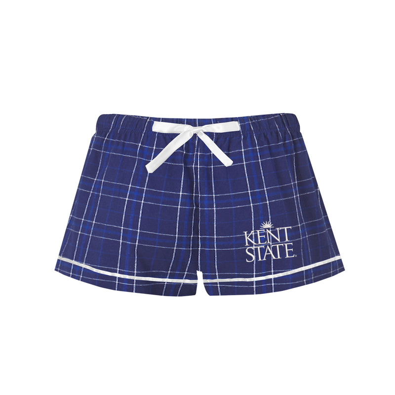 Kent State University Flannel Boxers - Ladies