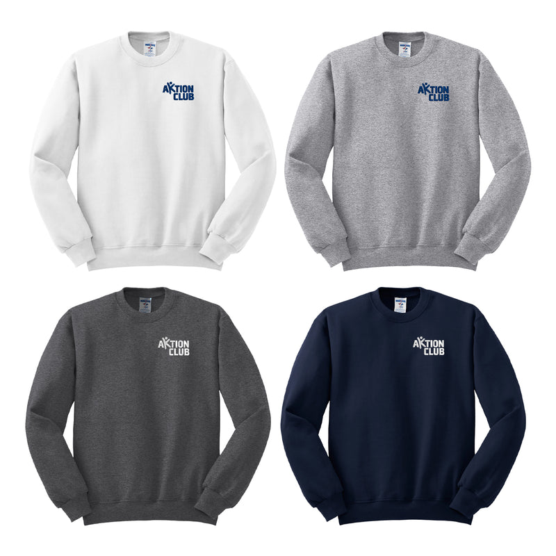 Kiwanis Crewneck Sweatshirt - Embroidered AKTION CLUB