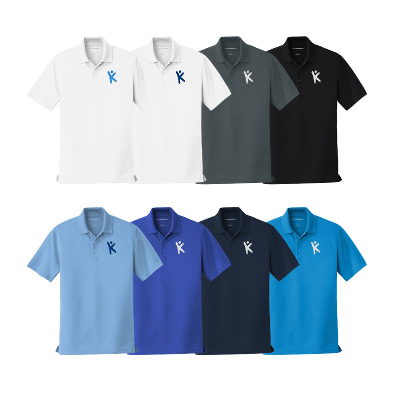 Kiwanis Performance Polo - Embroidered Aktion K Dot