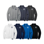 Kiwanis Quarter Zip Sweatshirt - Embroidered Kiwanis Seal