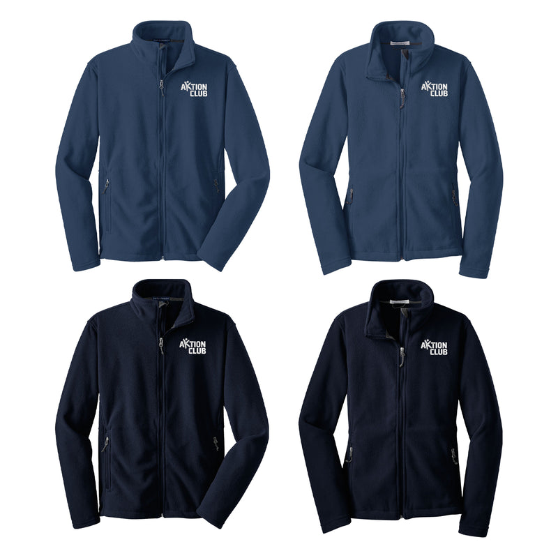 Kiwanis Fleece Jacket - Embroidered Kiwanis AKTION CLUB