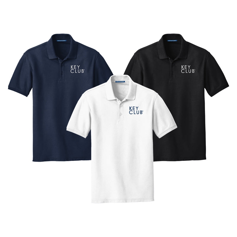 Kiwanis Classic Pique Cotton Polo - Embroidered Key Club