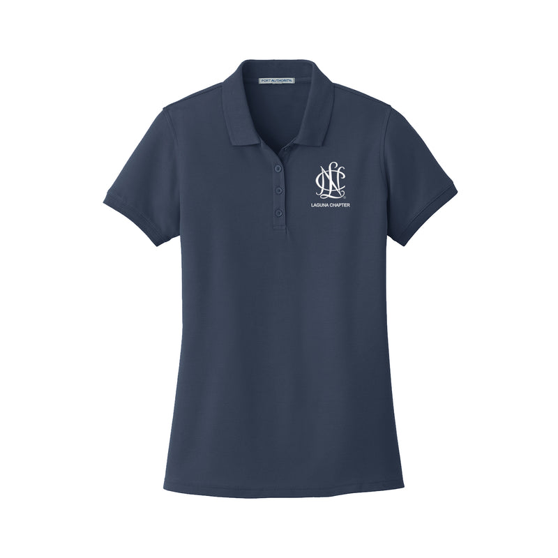 National Charity League Ladies Cotton Pique Polo - NCL Laguna Chapter